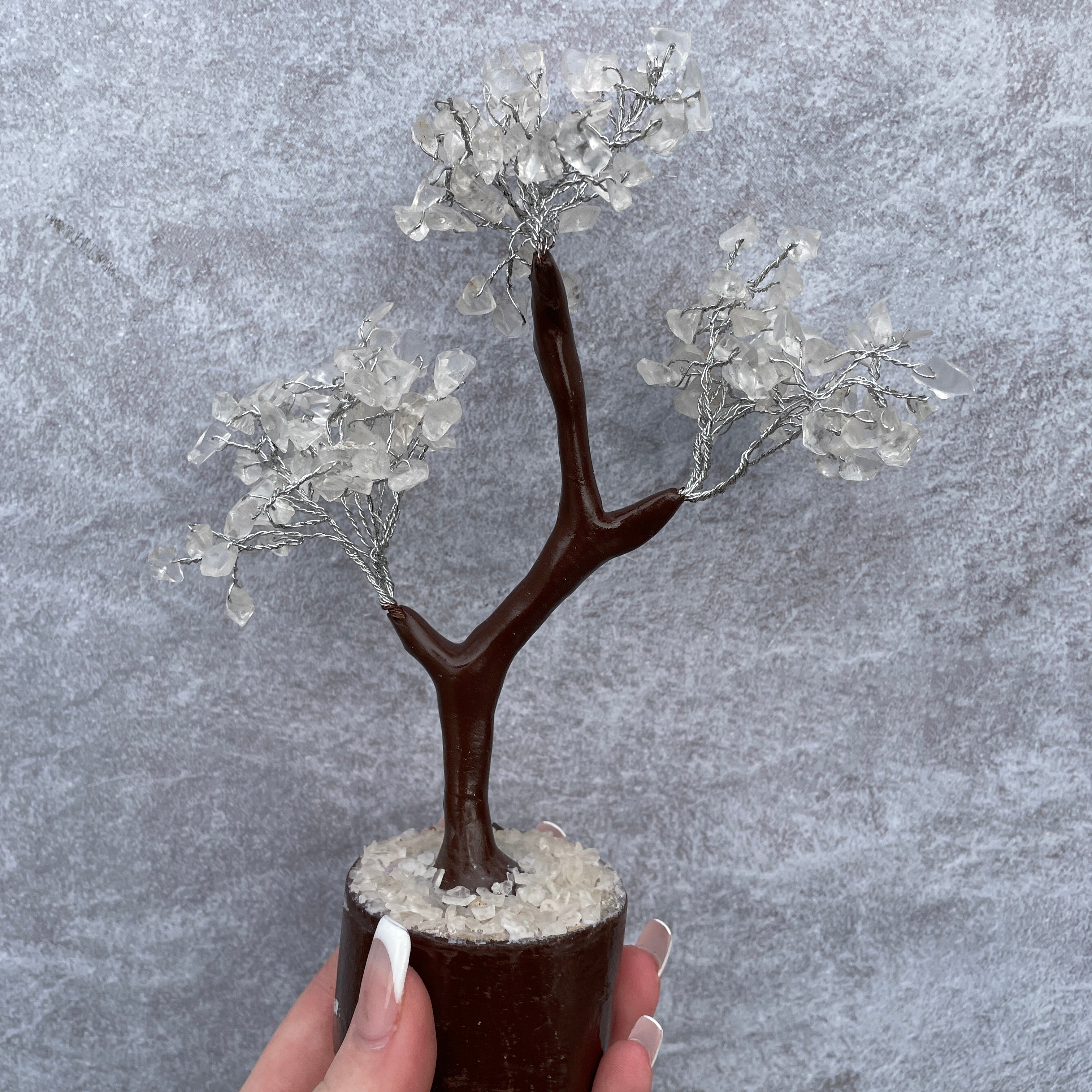Clear Quartz Tree - Medium 014 Clear Quartz Tree - Medium 014